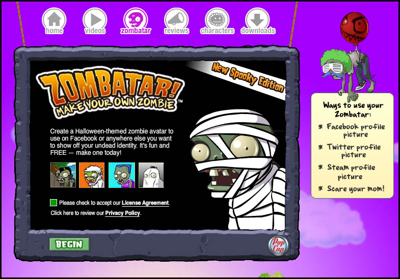 Zombatar Halloween Spooky Edition