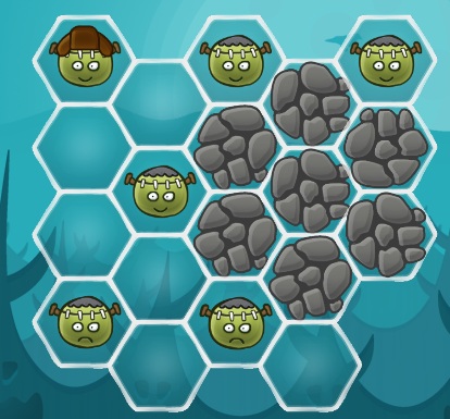Happy Dead Friends Level 21 Walkthrough