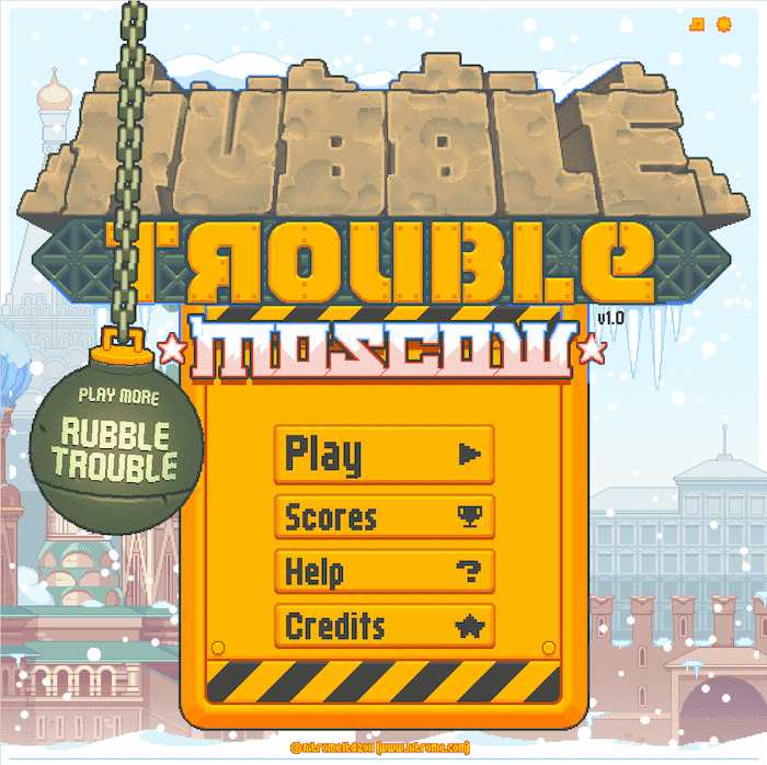 Rubble Trouble Moscow Home Screen
