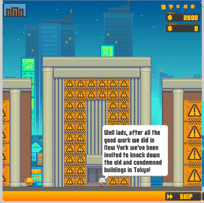 Rubble Trouble Tokyo Gameplay Screenshot