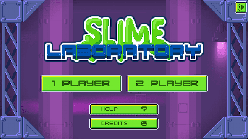 Slime Laboratory Main Menu