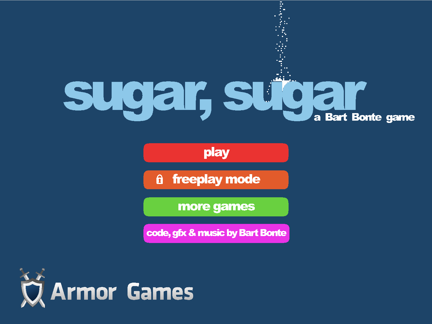 Sugar Sugar Title Screen