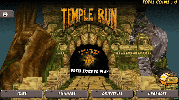 Temple Run Title Screen