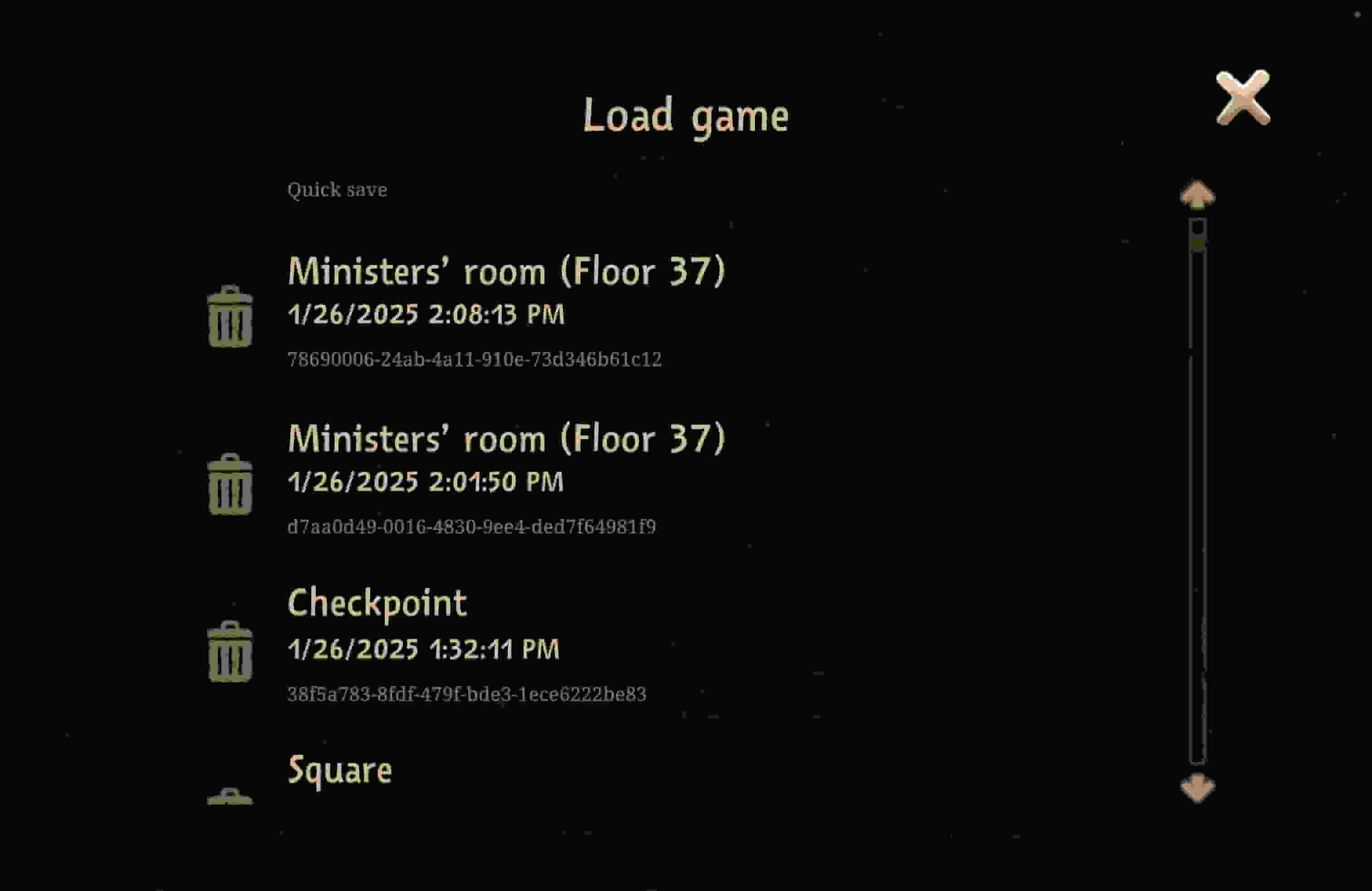 Beholder 2 save files